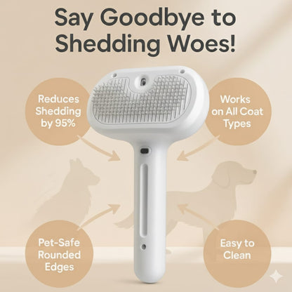 Steam GroomBrush™ – All-in-One Pet Grooming Mist Brush