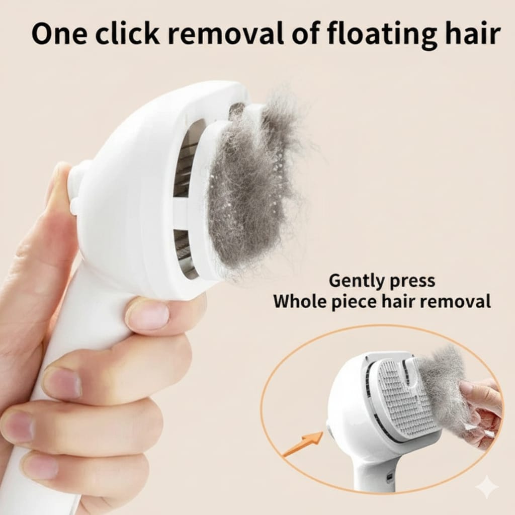 Steam GroomBrush™ – All-in-One Pet Grooming Mist Brush