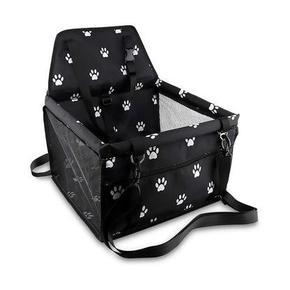 Premium Dog Car Booster Seat - Safe Front Seat Travel Bed