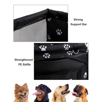 Premium Dog Car Booster Seat - Safe Front Seat Travel Bed